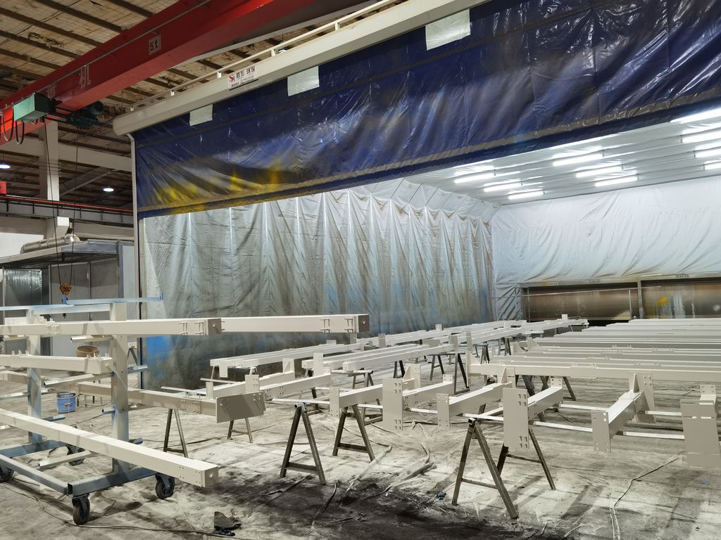 長興鋼結構噴漆廠家